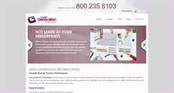 Desktop Screenshot of leadgenerationtech.com